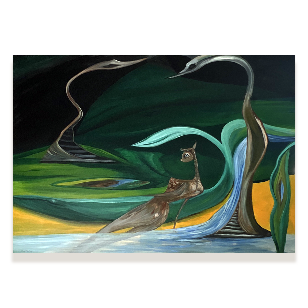 The Missing Hours - surreal painting